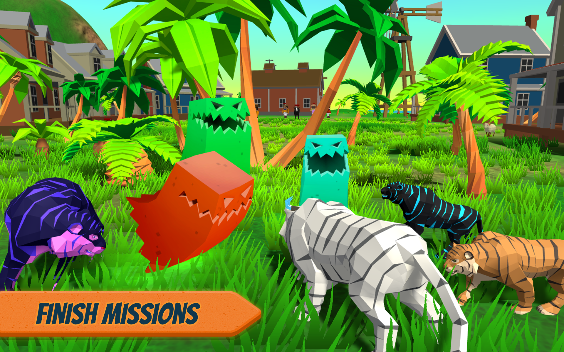 Скриншот игры Tiger Simulator 3D