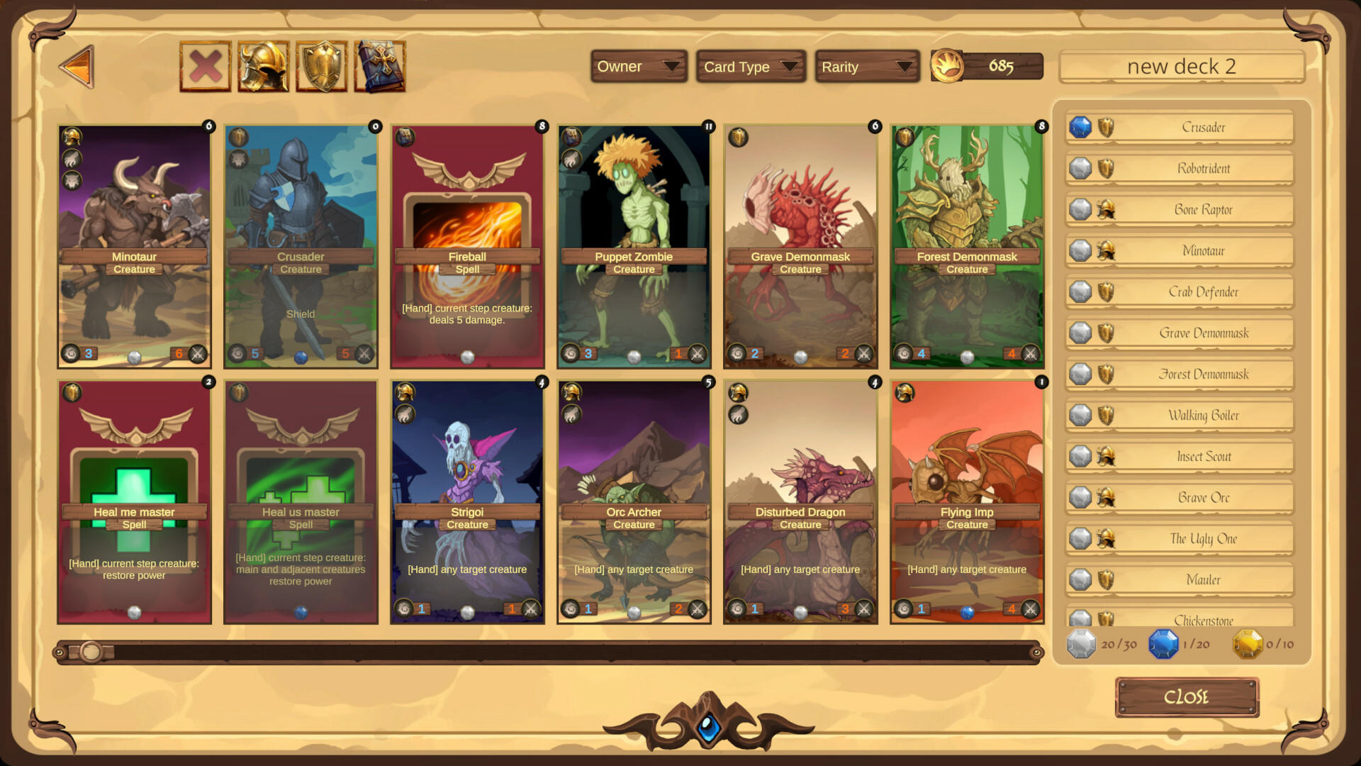 Screenshot of Conquest Manager