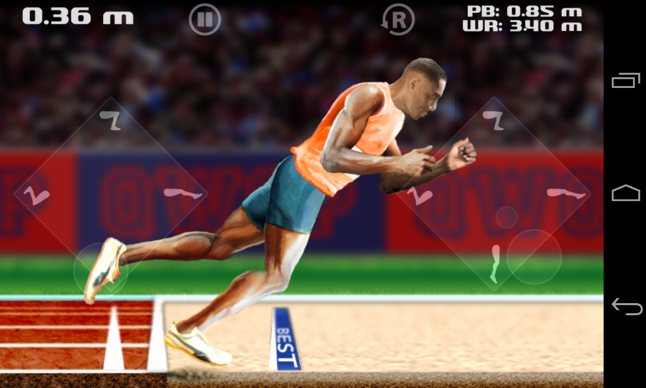 QWOP Game Screenshot