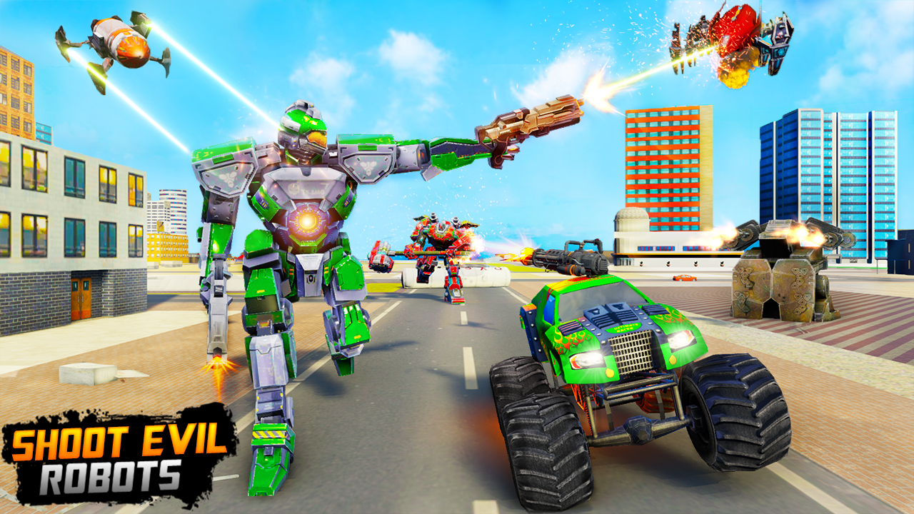 Monster Truck Robot Car Game mobile Android apk Download for free|TapTap