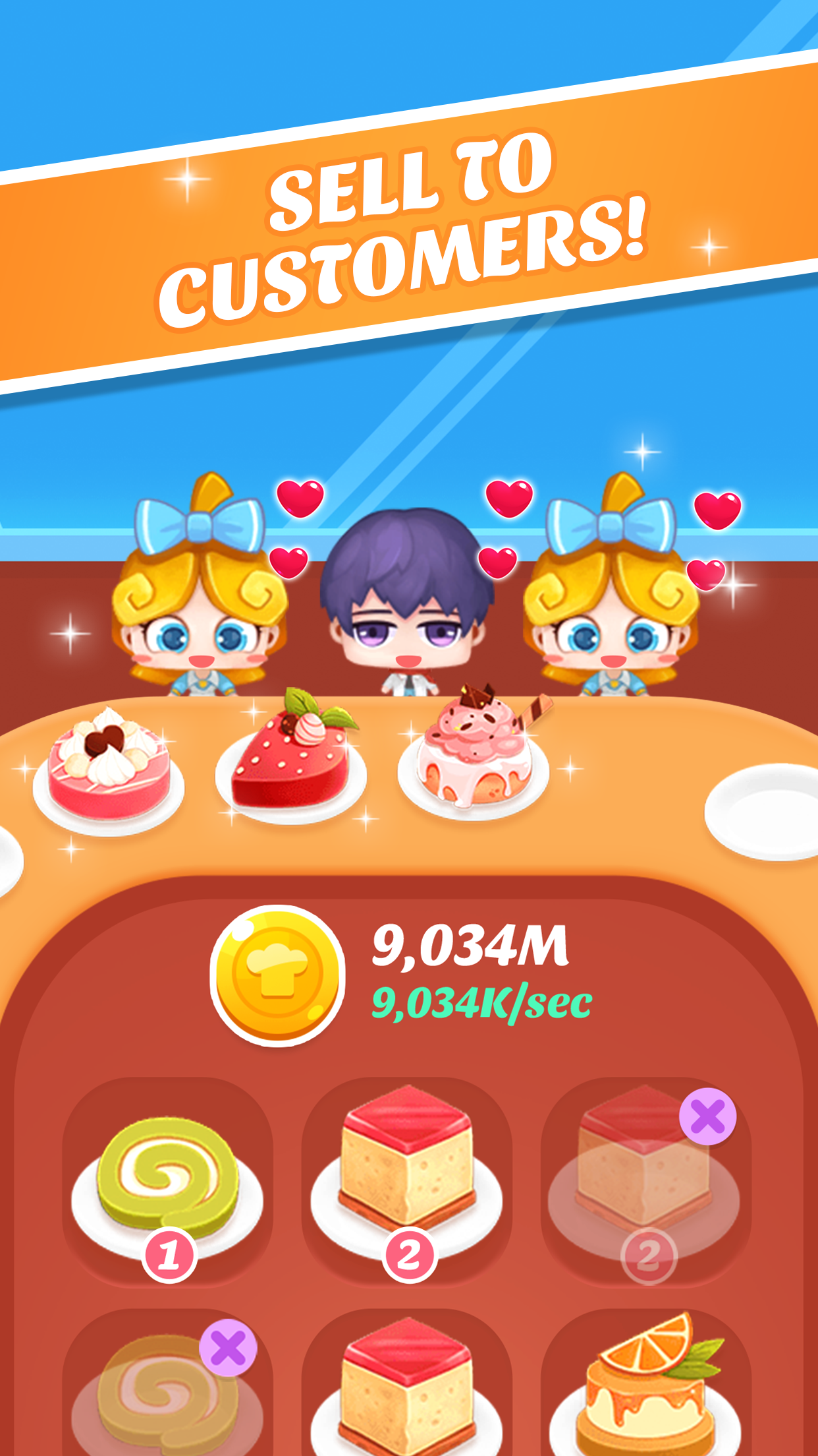 Merge Desserts - Idle Game Game Screenshot