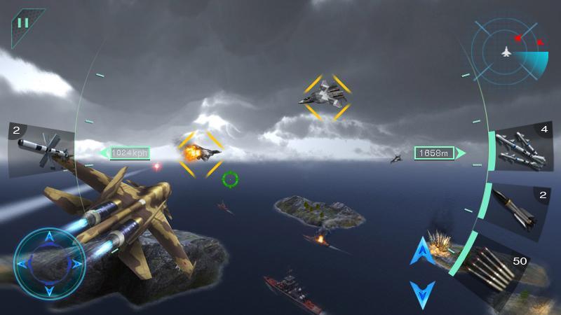 空中決戰3D - Sky Fighters 遊戲截圖