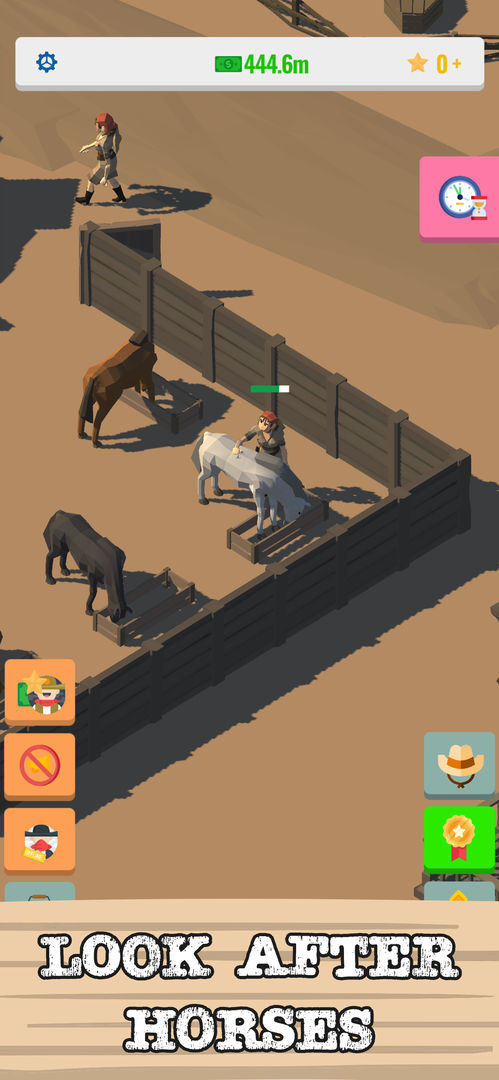 Screenshot of Idle Wild West 3d - Business Clicker Simulator