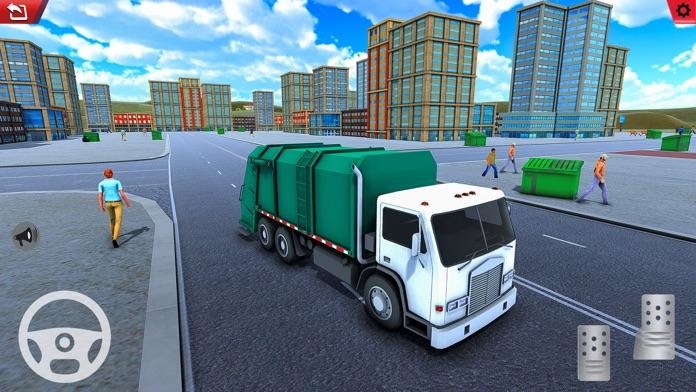 Trash Garbage Truck Simulator Game Screenshot