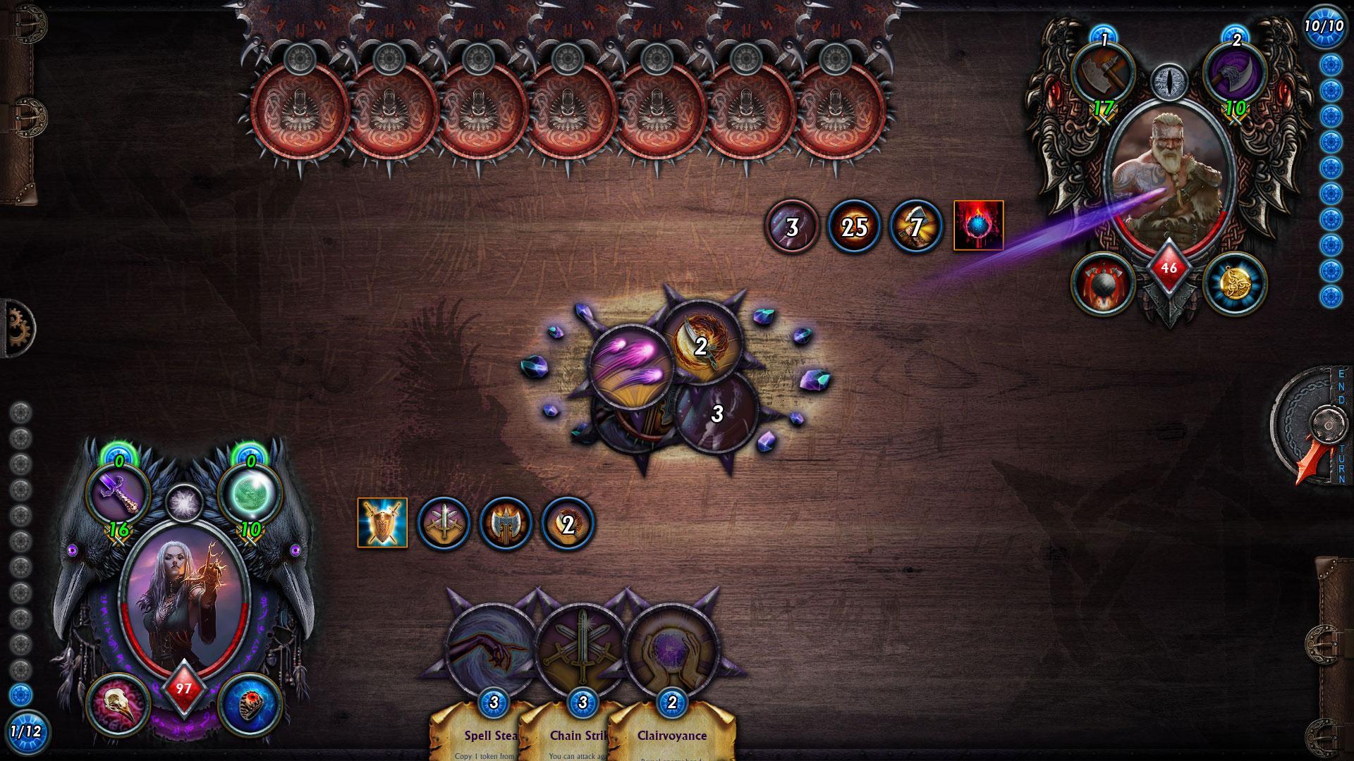 Screenshot of the video of Ironbound: Card Battles RPG