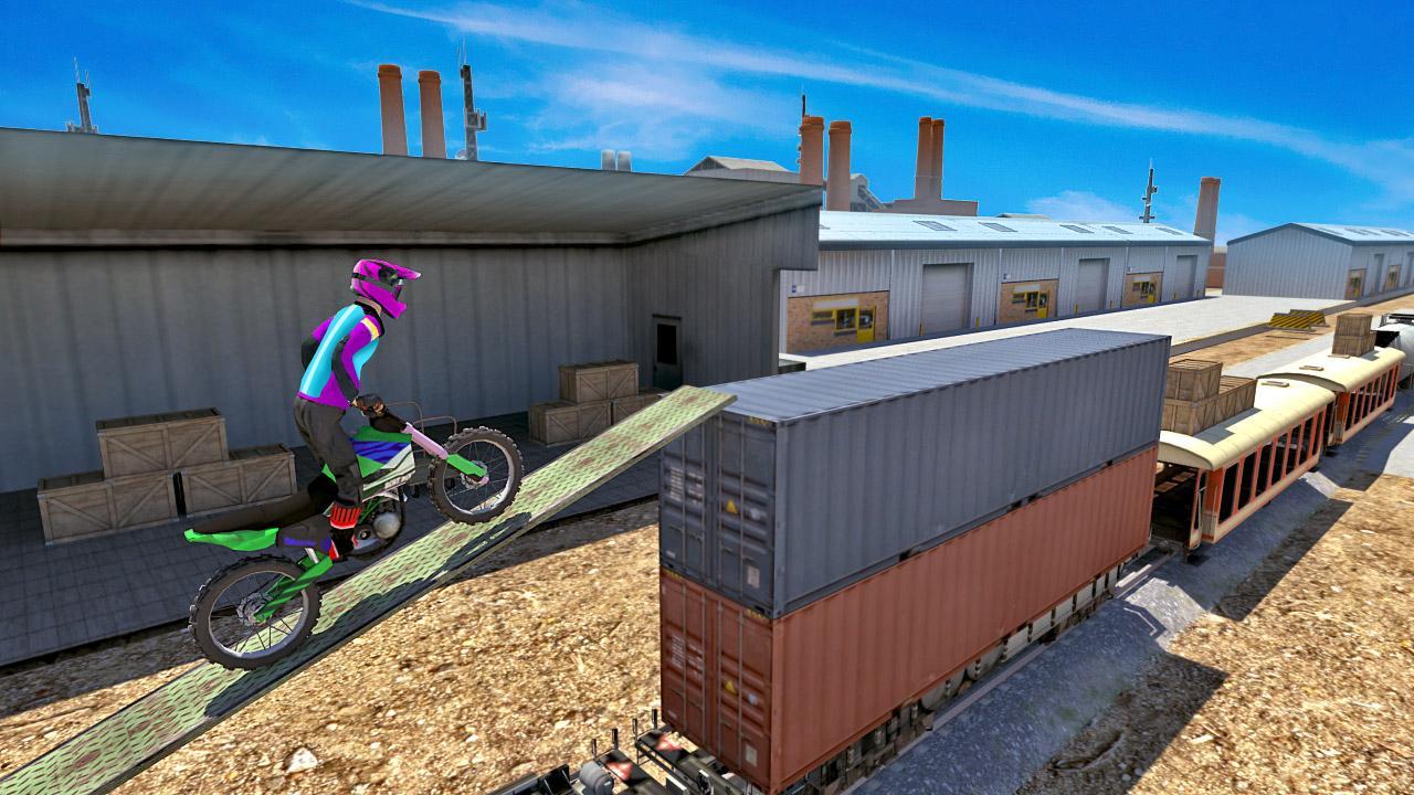 Bike Stunt Challenge Game Screenshot