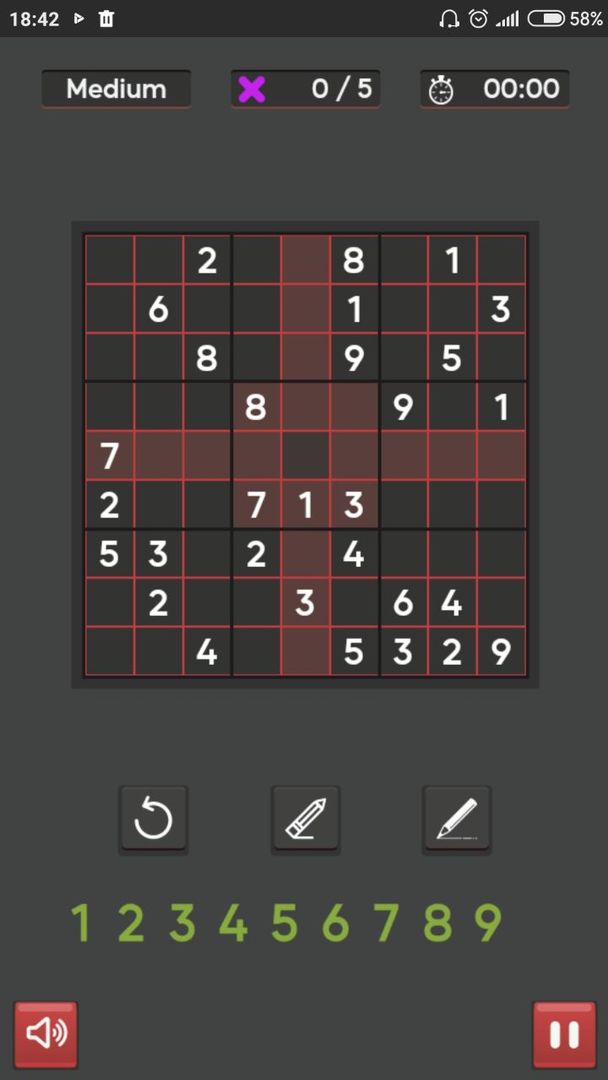 Sudoku Supreme screenshot game