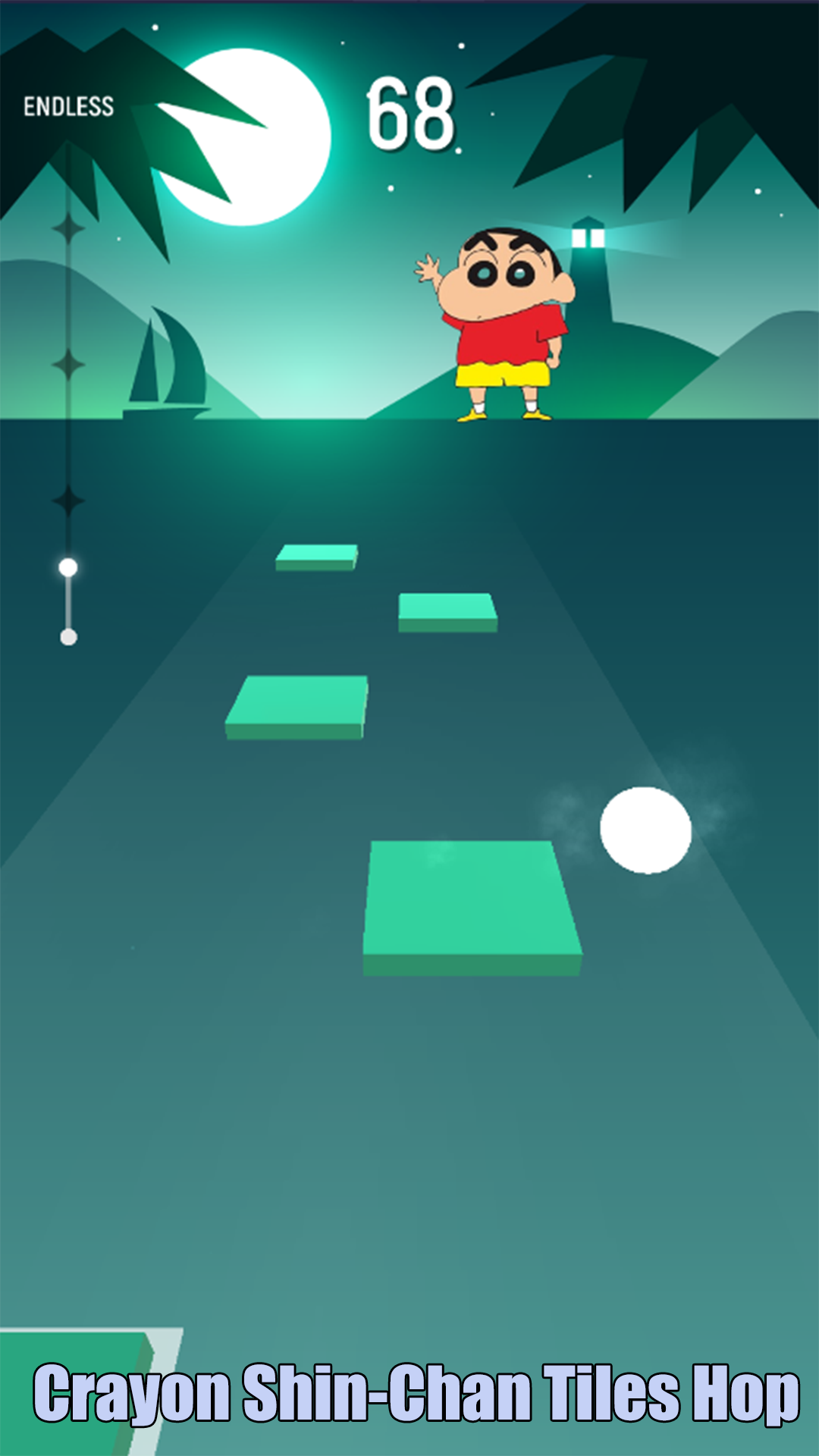 Captura de Tela do Jogo Crayon Shin-Chan Tiles 3D