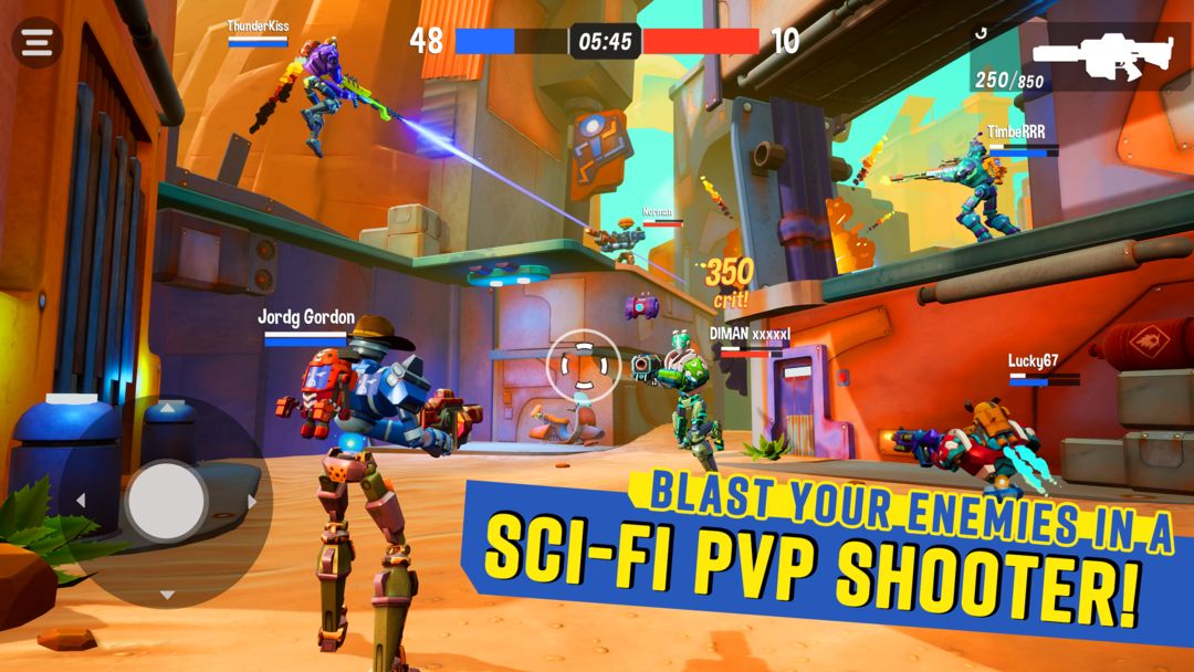 Screenshot of Blast Bots - Blast your enemies in PvP shooter!