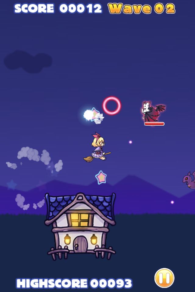 Screenshot of Flight of the Girl Witch