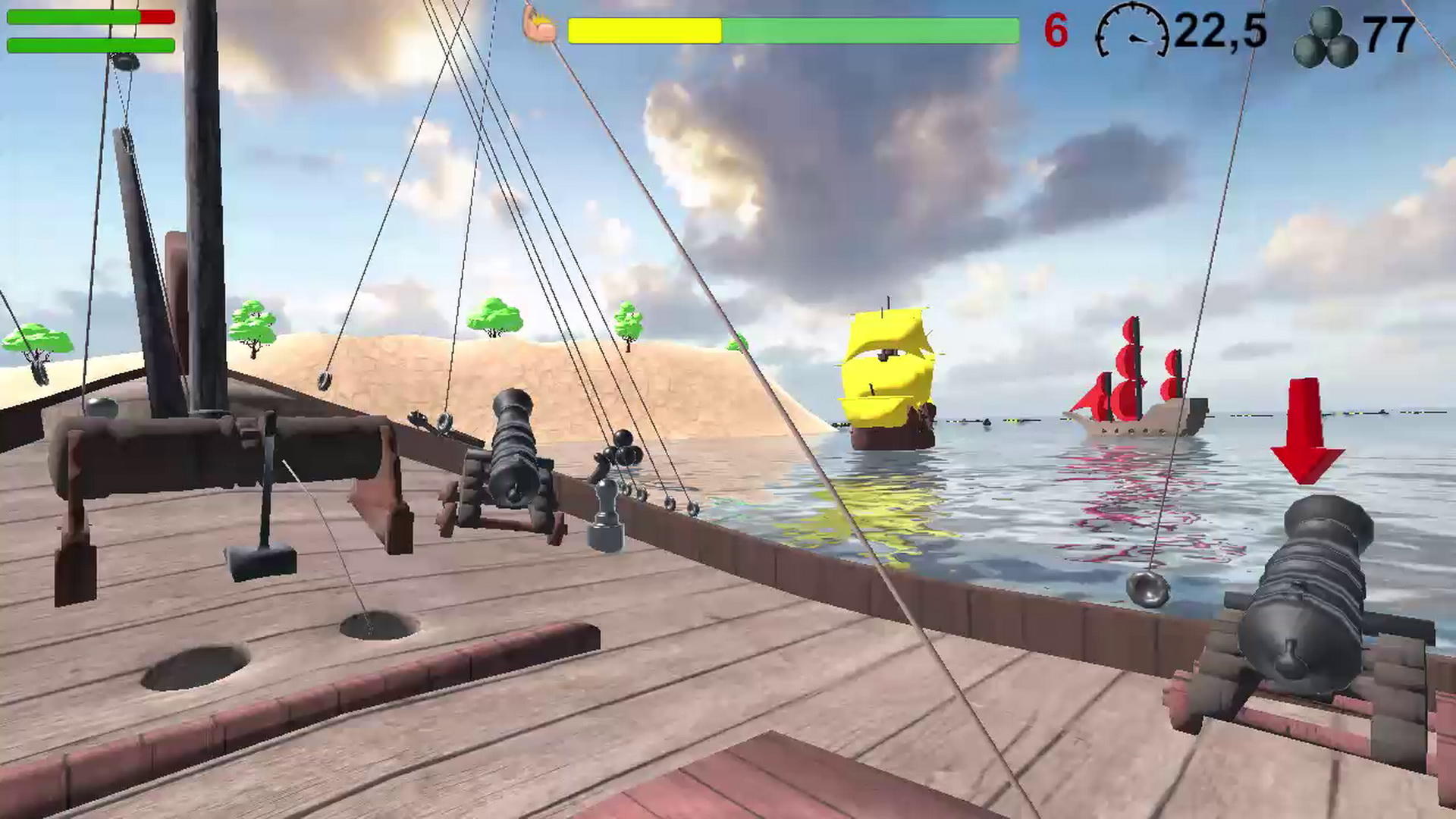 Screenshot 21 of Sea battle. Pirate attack. 