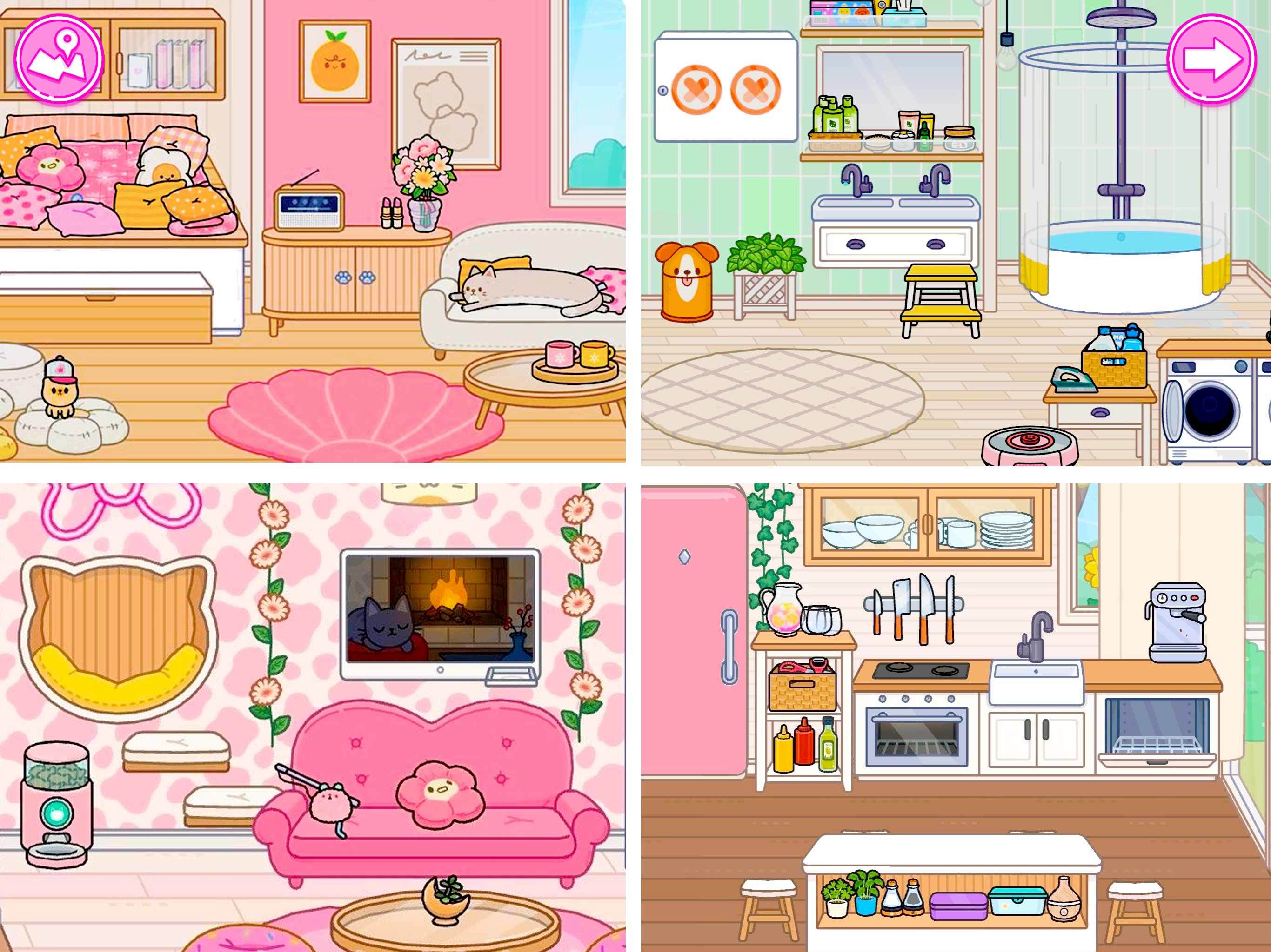 Princess Town Dream House Game Game Screenshot