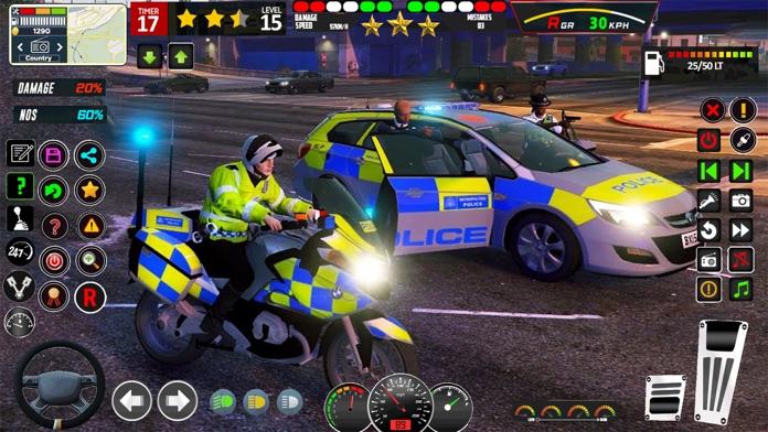 Captura de Tela do Jogo Police Car Game Police Parking