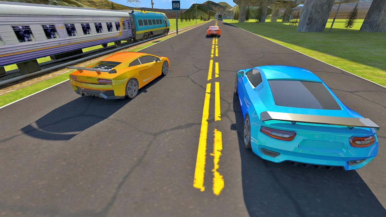 Trains vs. Cars Game Screenshot