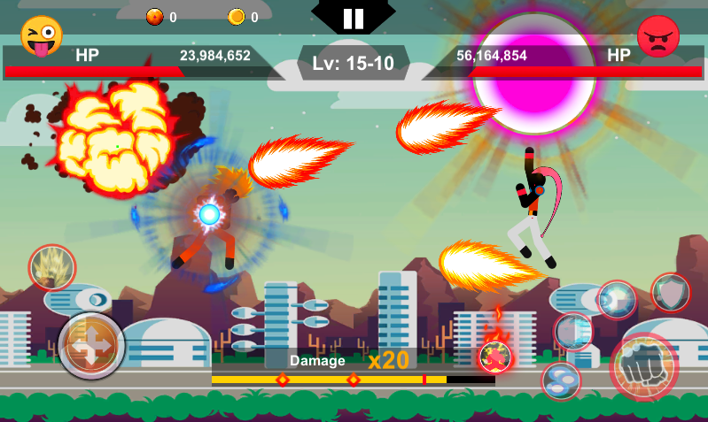 Stick Z Dragon : Super Game Screenshot