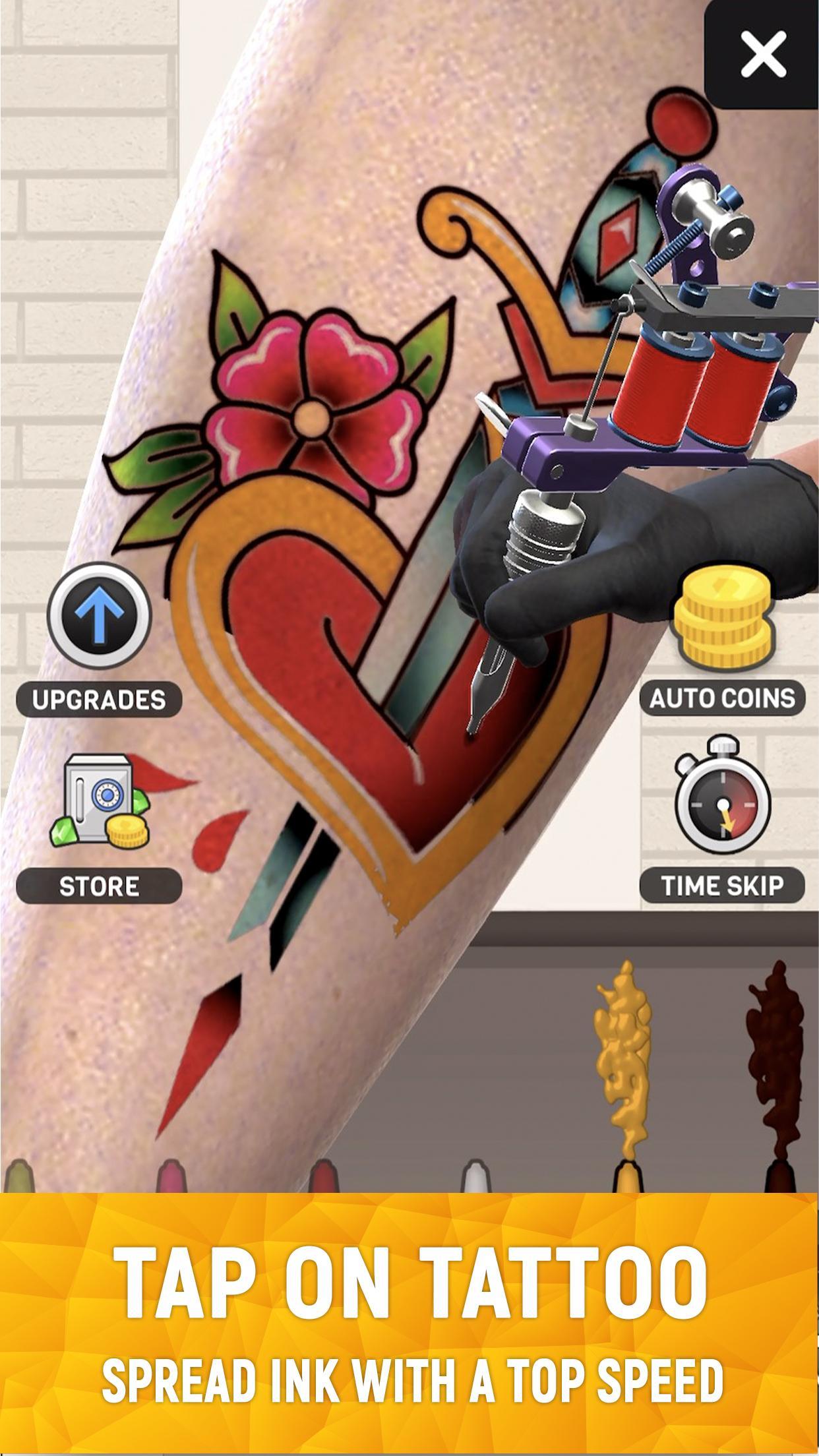 Idle Tattoo Studio screenshot game