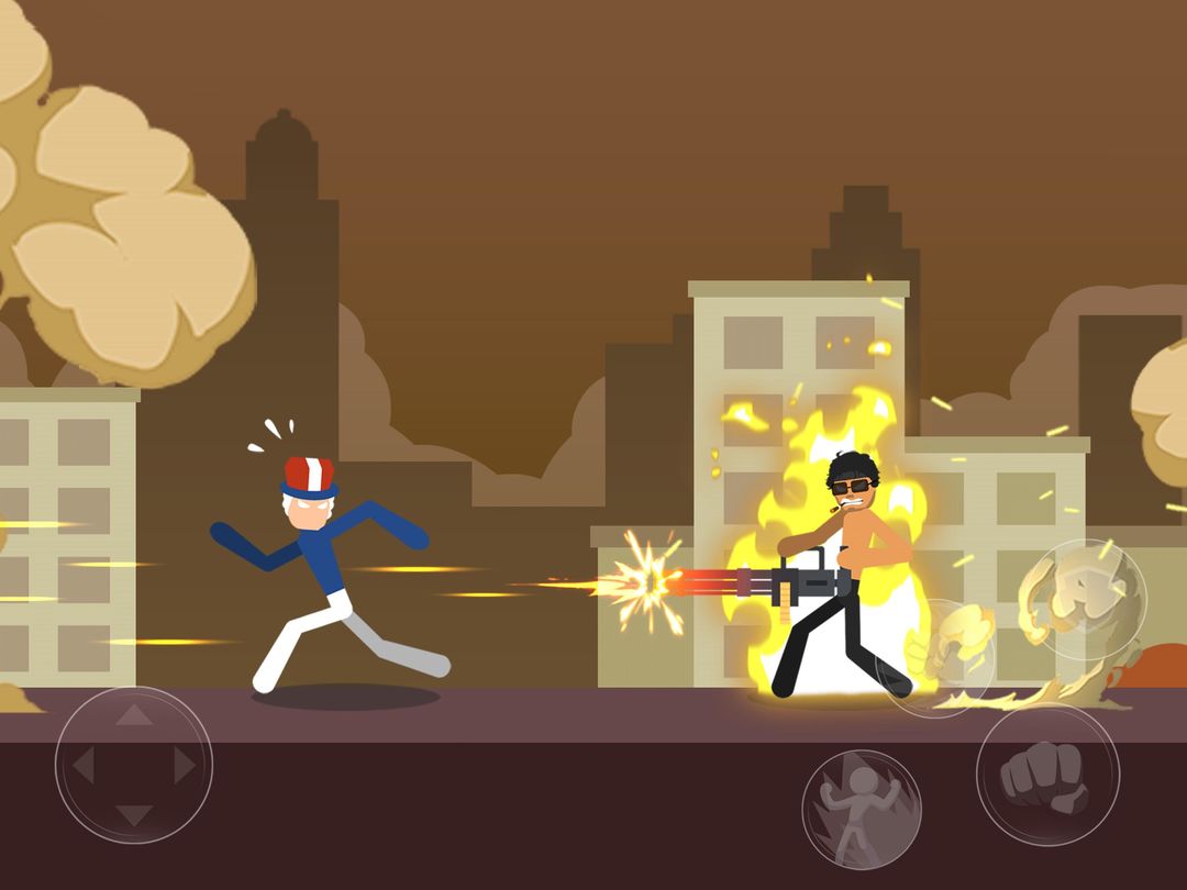 Stick Fight: Superhero screenshot game