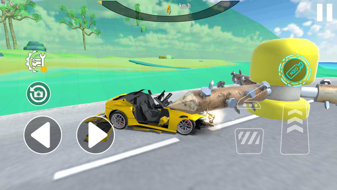 Скриншот игры Trial Car Driving - Car Crash