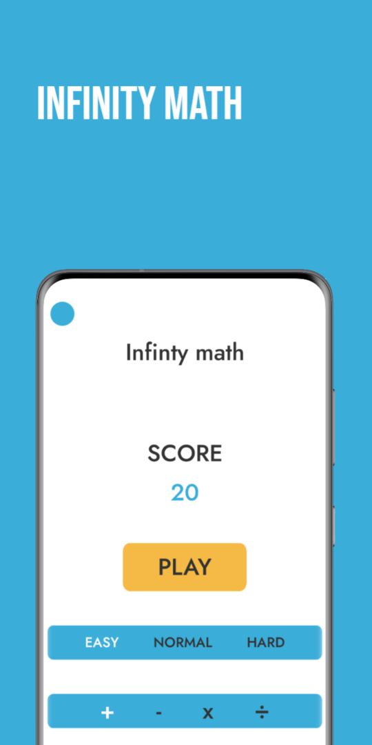 Screenshot of Infinity math