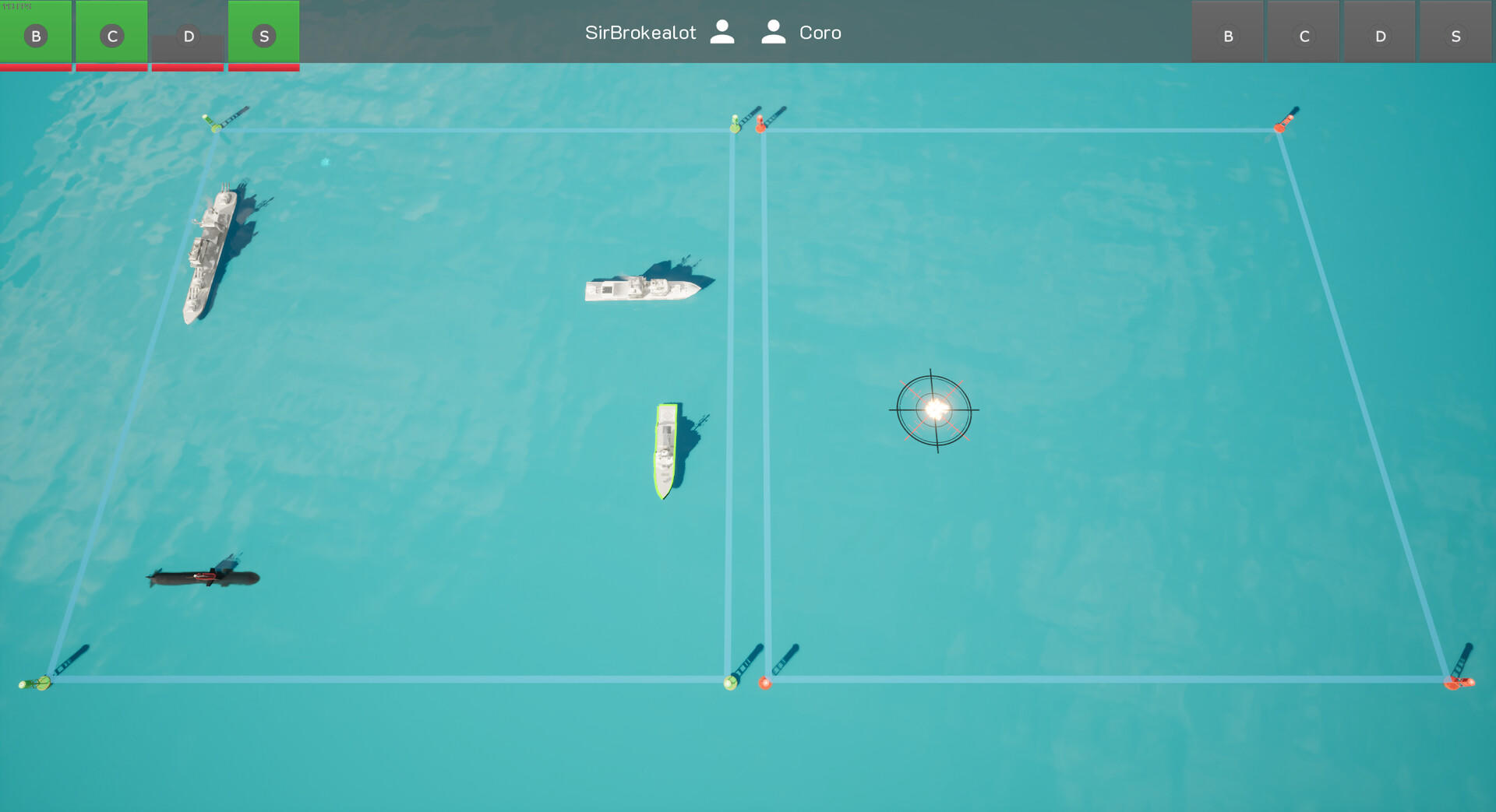 Скриншот игры Marine Battles