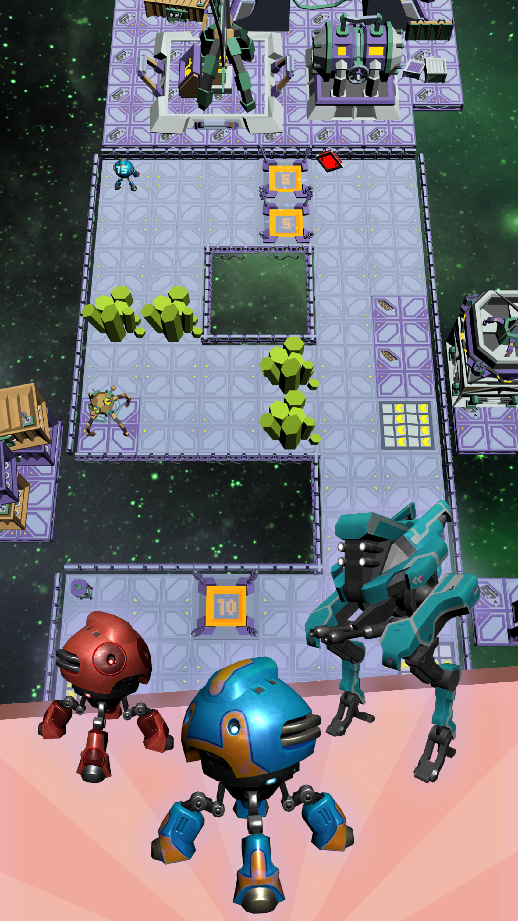 Robot Puzzle: Perfect Charge Game Screenshot