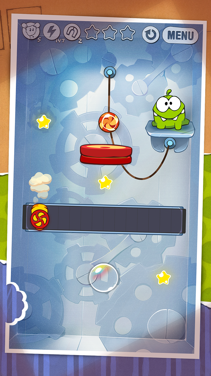Cut the Rope GOLD ゲームのスクリーンショット