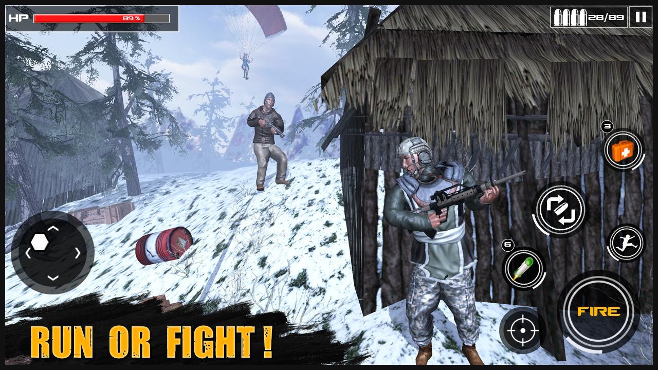 Screenshot of Fire Free battlegrounds : Shooting Games