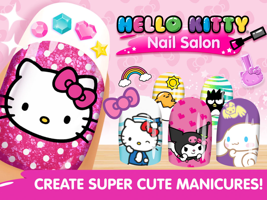 Hello Kitty Nail Salon screenshot game