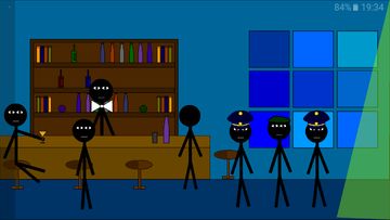 Stickman escape lift Game Screenshot