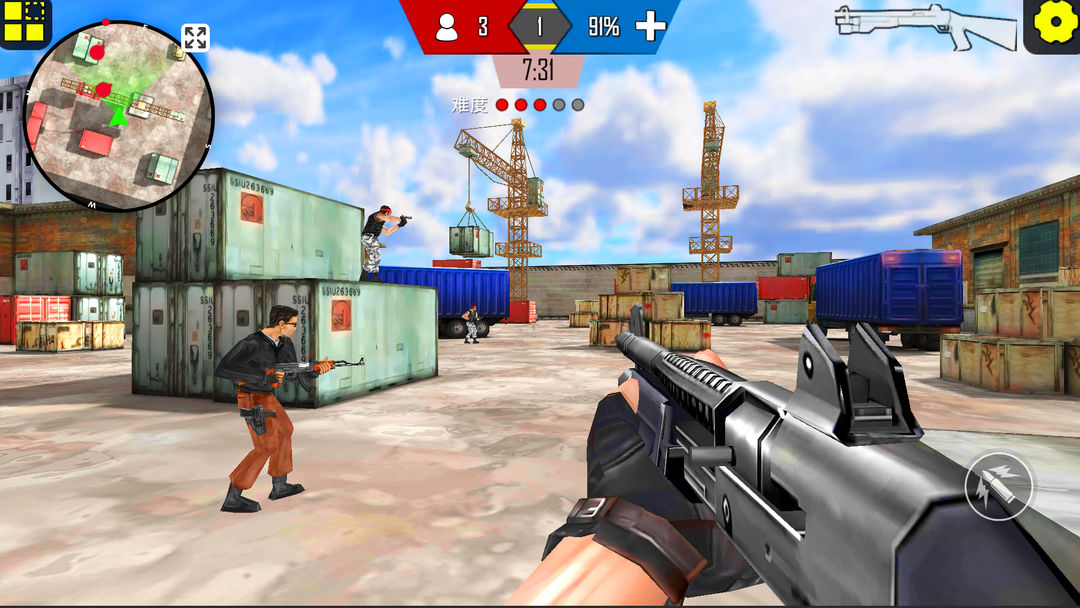 反恐突击队：枪战射击 ภาพหน้าจอเกม