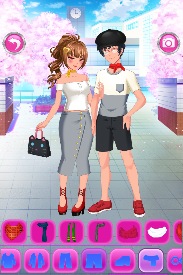 Anime Couples Dress Up Game ภาพหน้าจอเกม