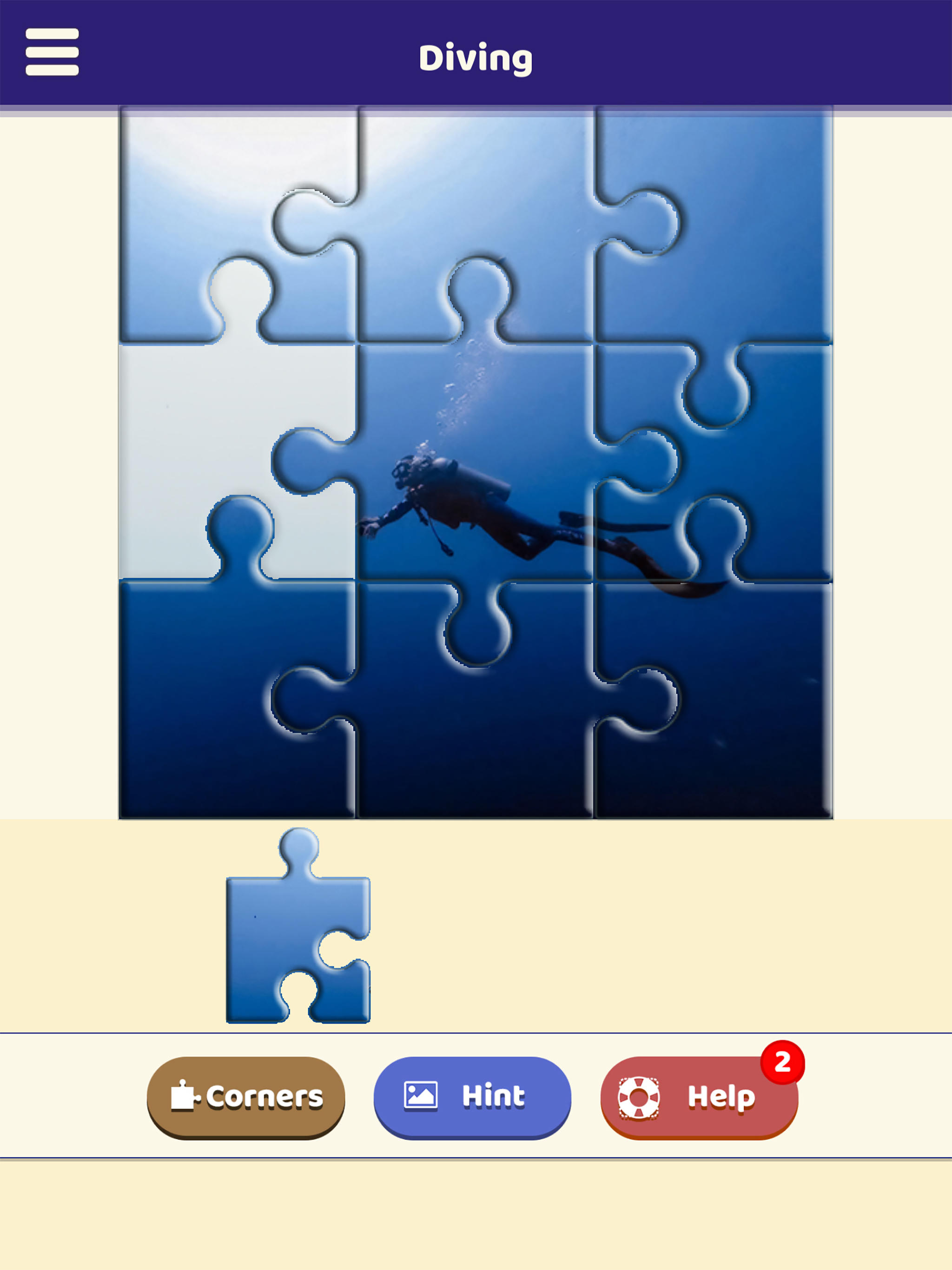 Diving Puzzle mobileTapTap