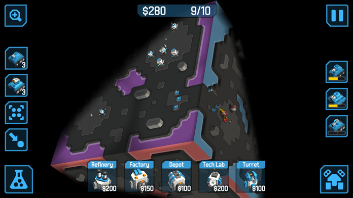 zCube - 3D RTS Game Screenshot
