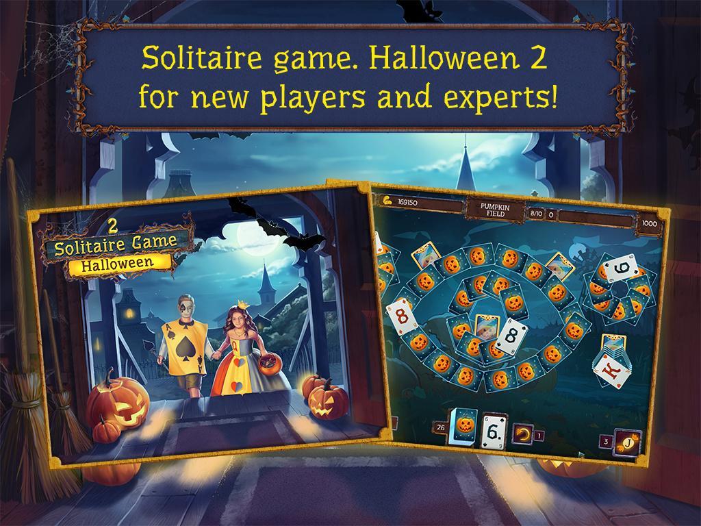 Captura de Tela do Jogo Solitaire game Halloween 2