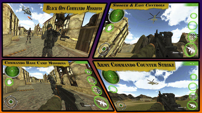 Screenshot 1 of Frontline Commando Invasion:Military Covert Strike 