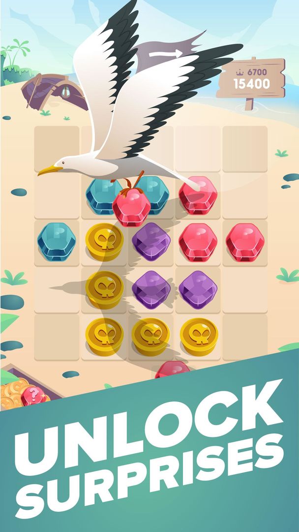 Screenshot of WindPi Gems Puzzle
