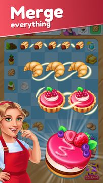 Joy Cafe: Tasty Merge Games Game Screenshot