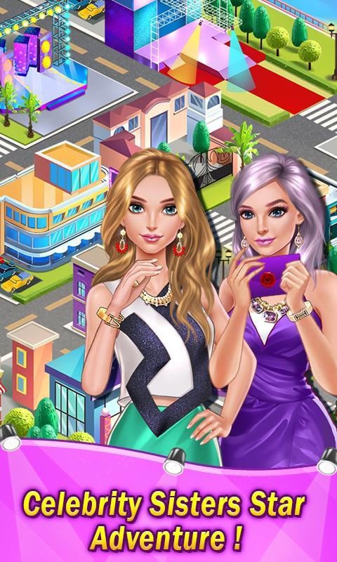 Celebrity Sisters: Top Fashion ゲームのスクリーンショット