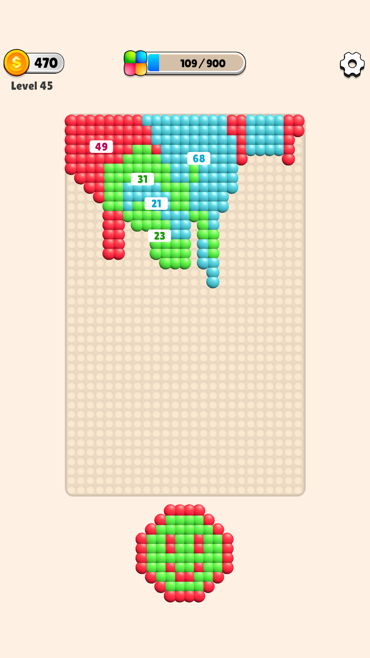 Dot Pile Game Screenshot