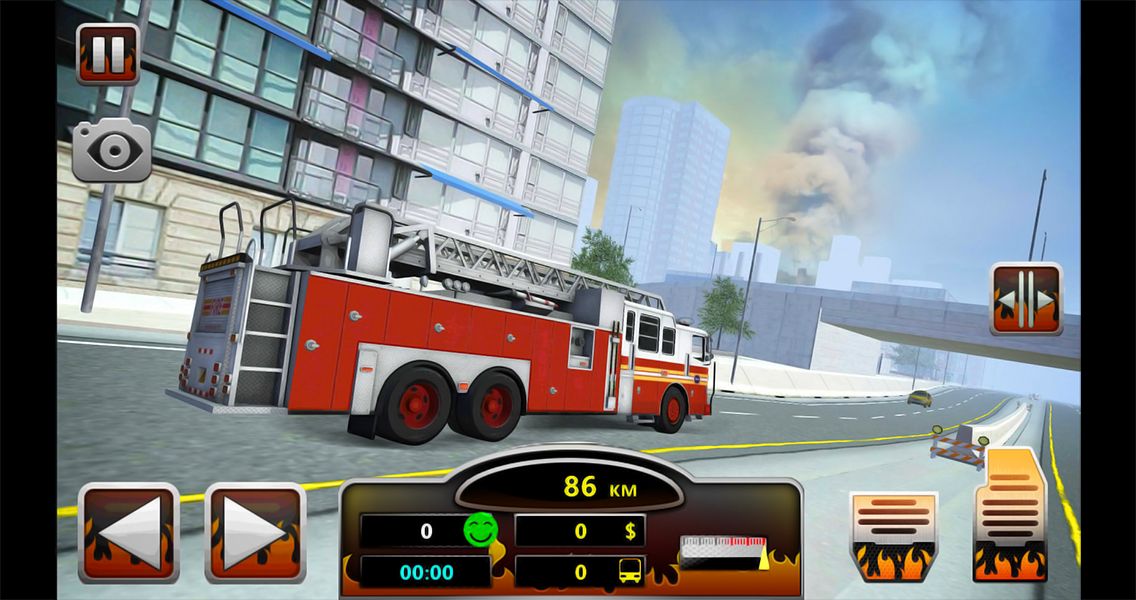 Fire Truck Simulator 2016 ゲームのスクリーンショット