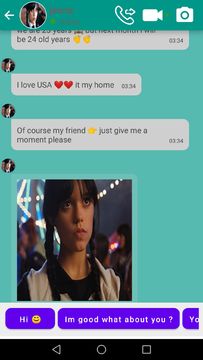 jenna ortega Wednesday fake Ca Game Screenshot