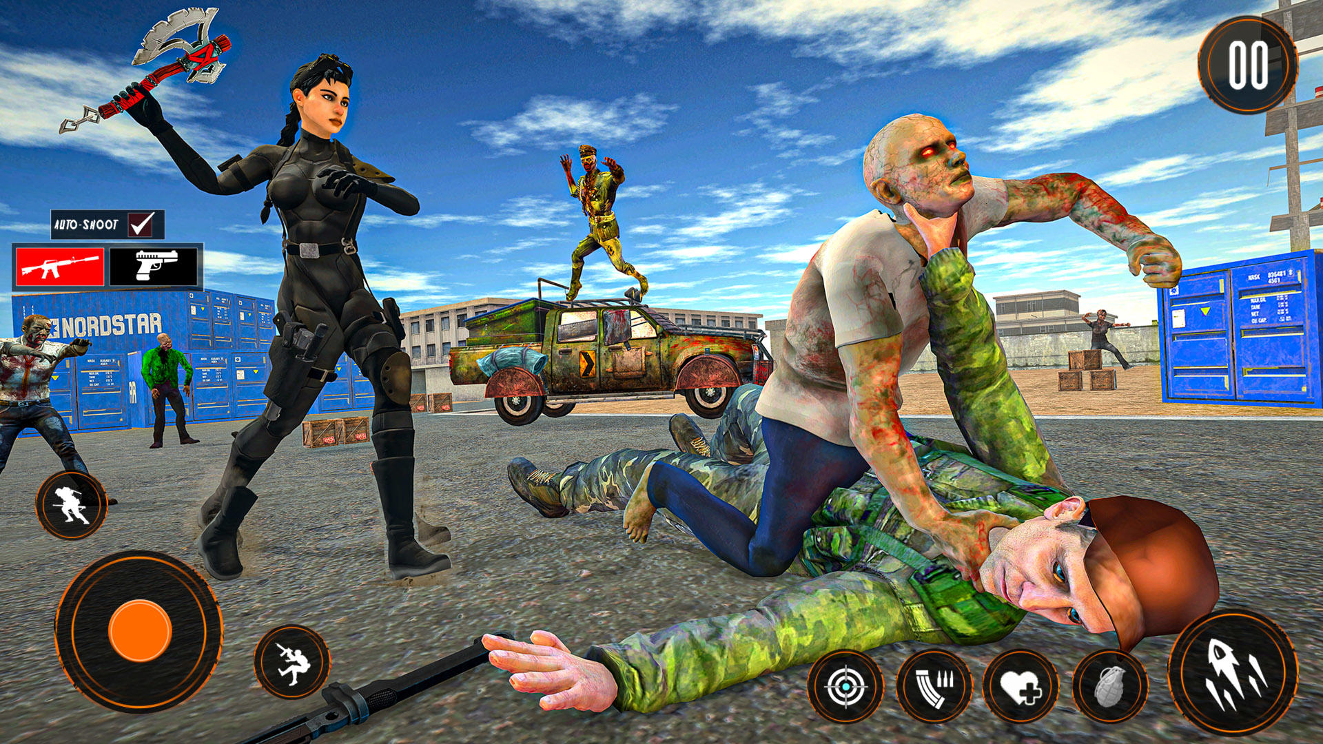 Morto zumbi Atirador: Alvo zumbi jogos 3D::Appstore for Android