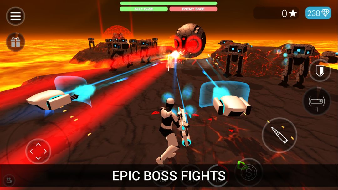 Screenshot of CyberSphere: Sci-fi 3d action game