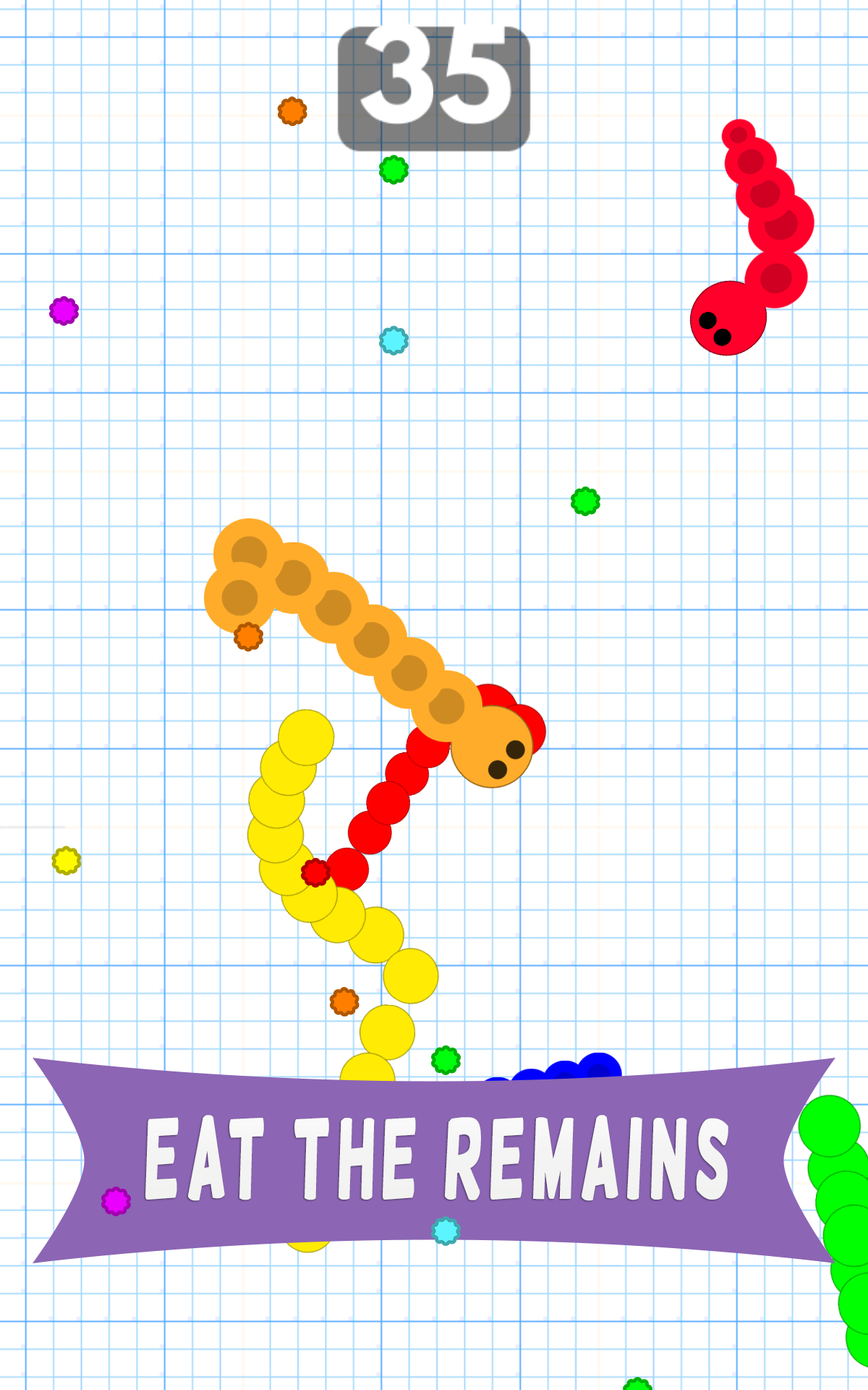 Eat Snakes - Crazy Slither ภาพหน้าจอเกม