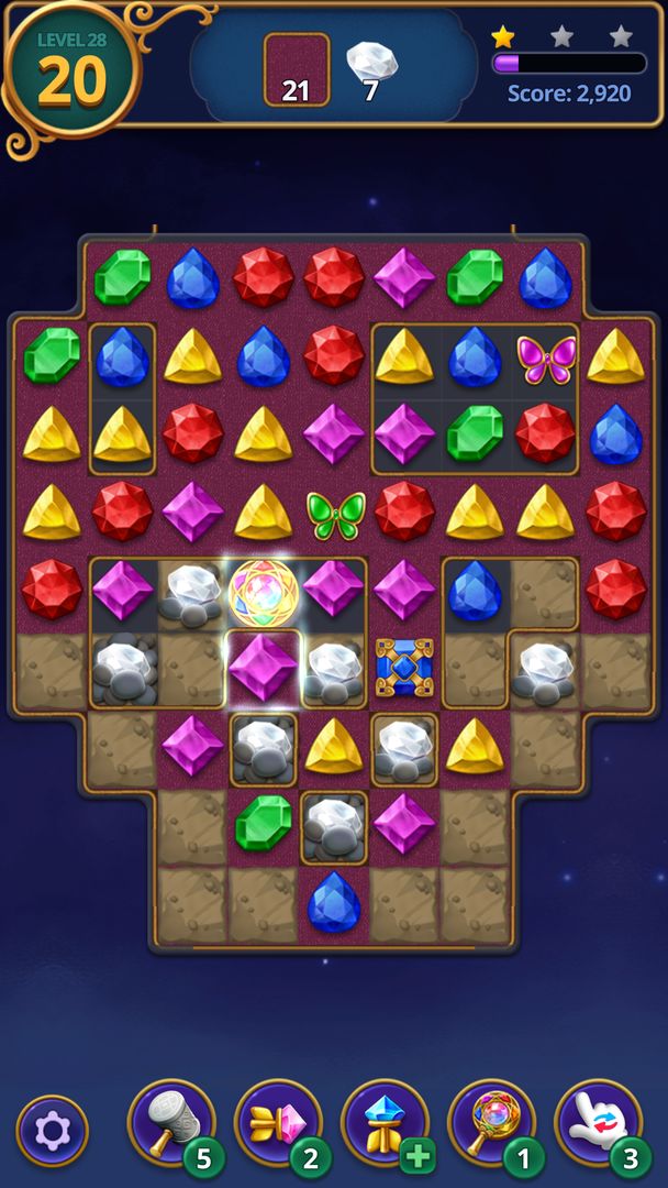 Jewels Magic : King’s Diamond ภาพหน้าจอเกม