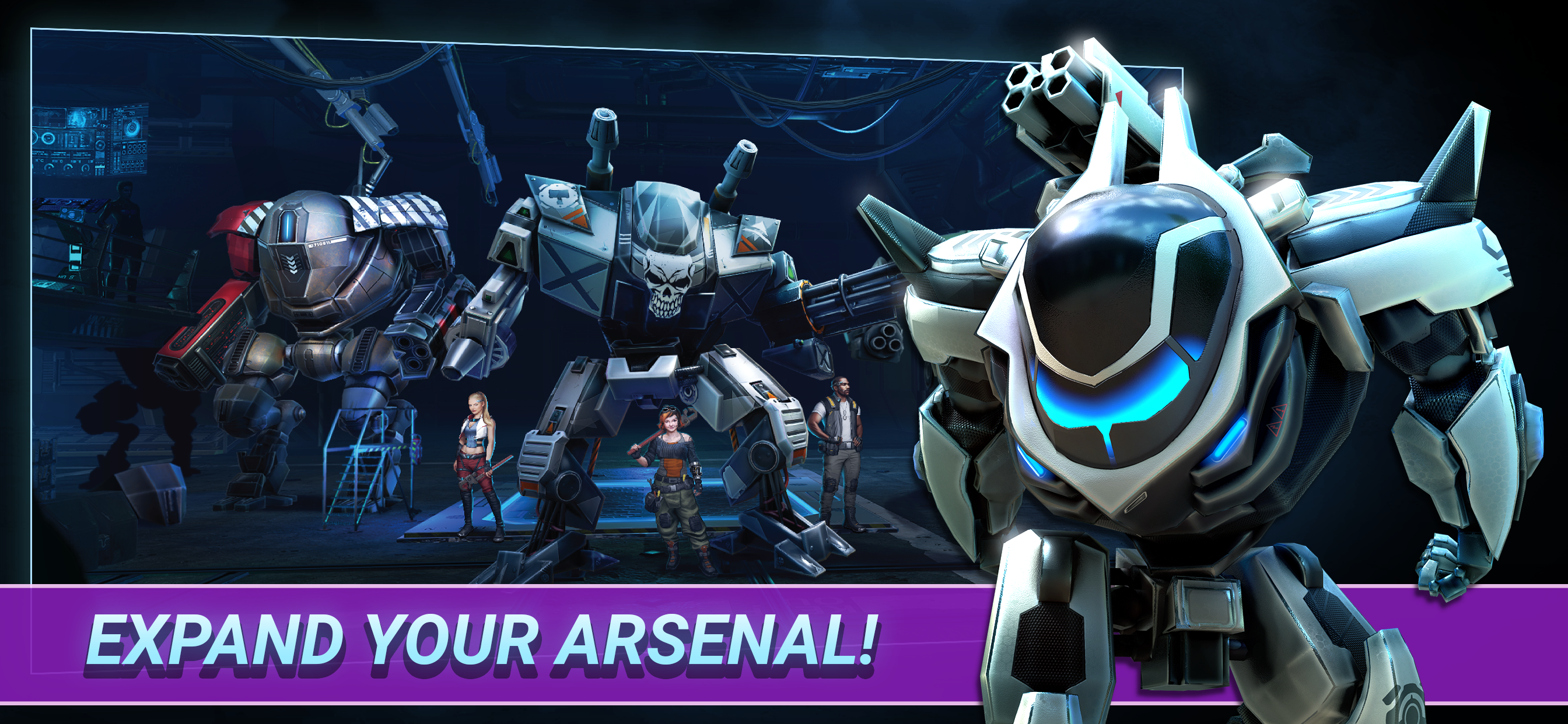 Скриншот игры Fusion Guards: AI Mech War
