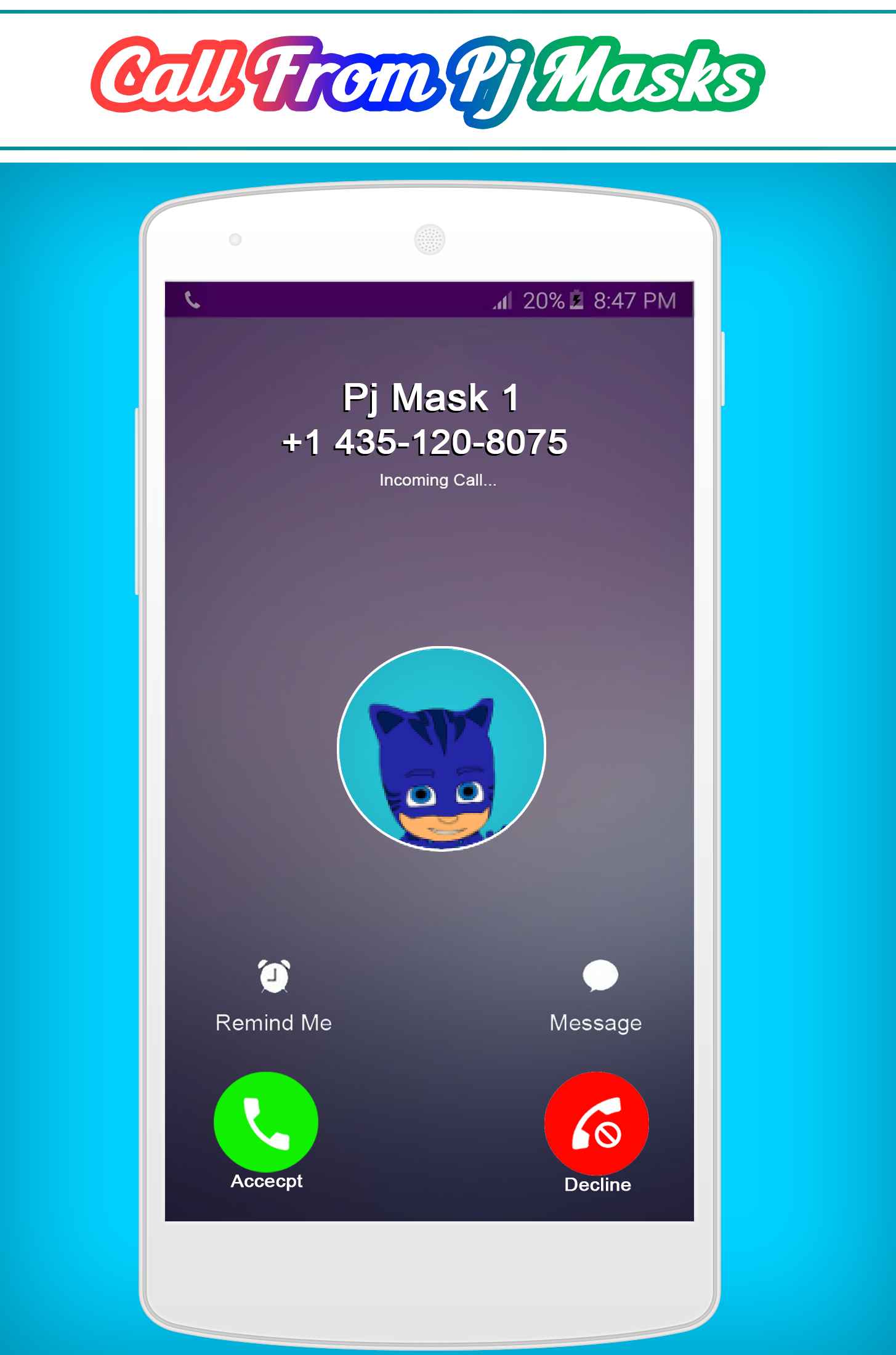 Cuplikan Layar Game Call From Pj Masks