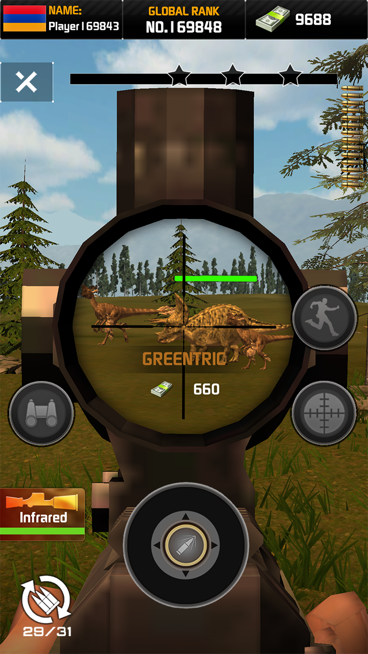 Screenshot 1 of Wild Hunter: Dinosaur Hunting 1.0.8