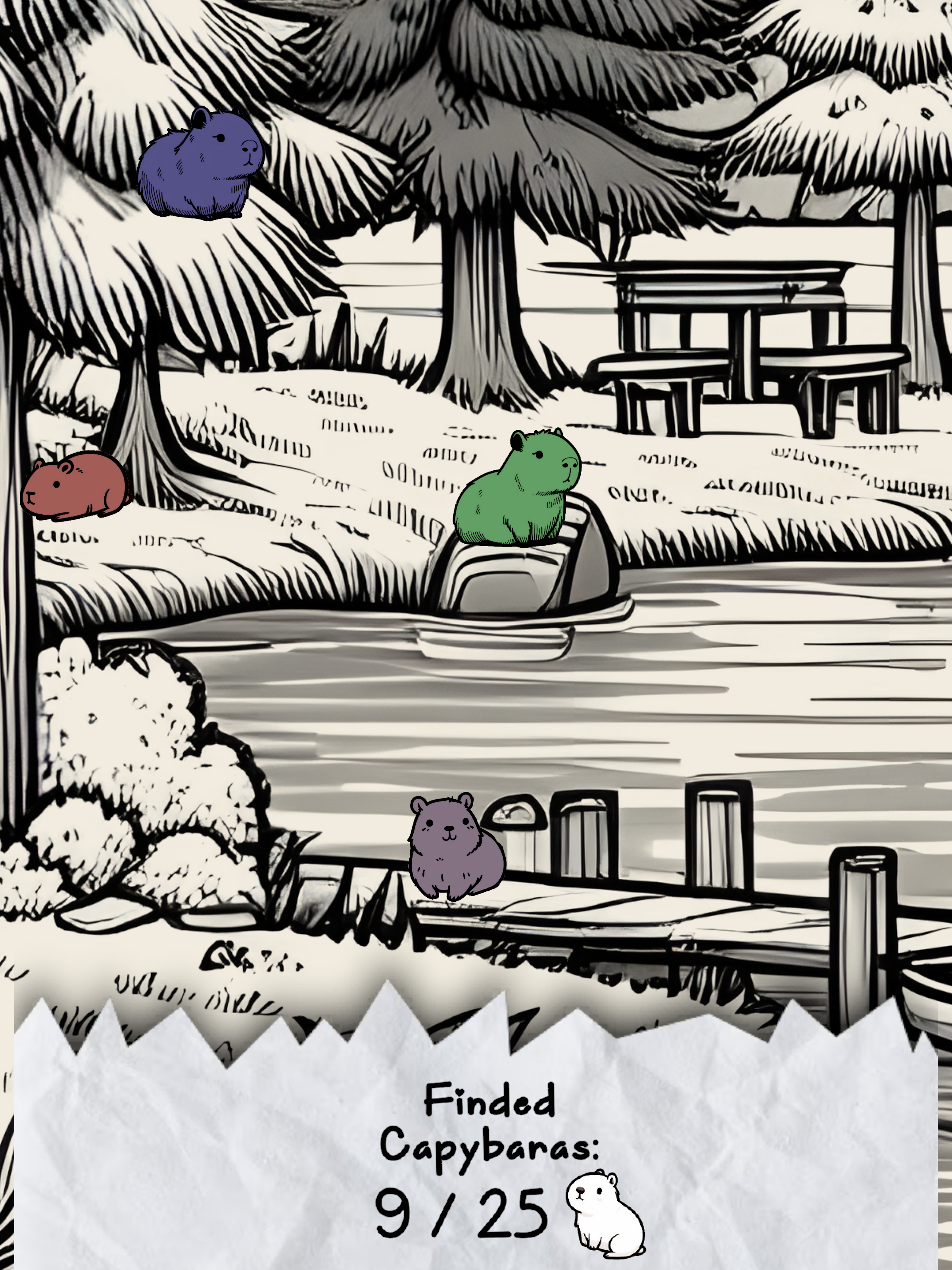100 Hidden Capybara: Lake android iOS apk download for free-TapTap