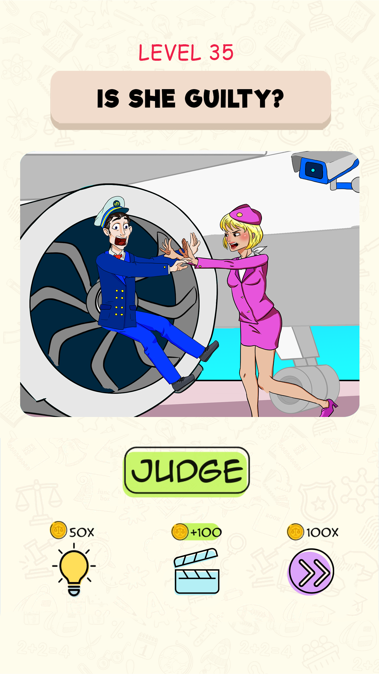 Cuplikan Layar Game Be the Judge: Brain Games